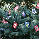 Flags on String - Scandinavian Countries - 2PK