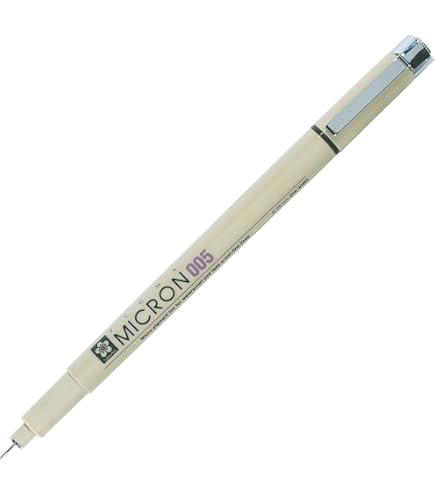 Sakura Pigma Micron 05 Pen | 0.45mm Tip | Red Ink | Archival Quality, Waterproof & Fade Proof