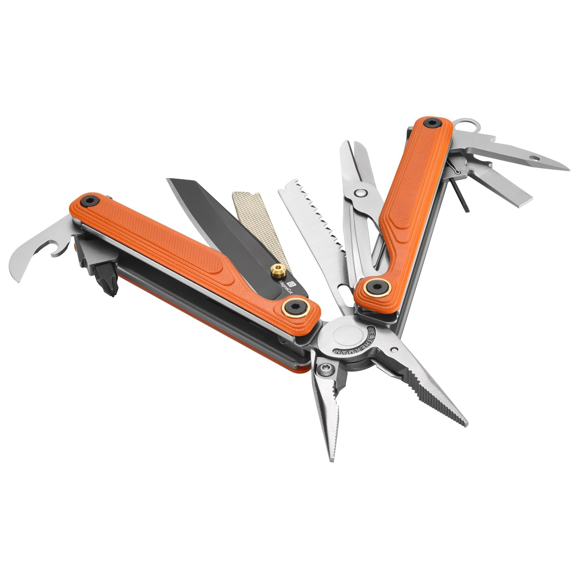 Leatherman Wave Alpha Multitool - 16-in-1 Werkzeuge mit MagnaCut-Klinge, Säge, Feile, Innovativer Schere und mehr Bedienkomfort - Canyonland 2