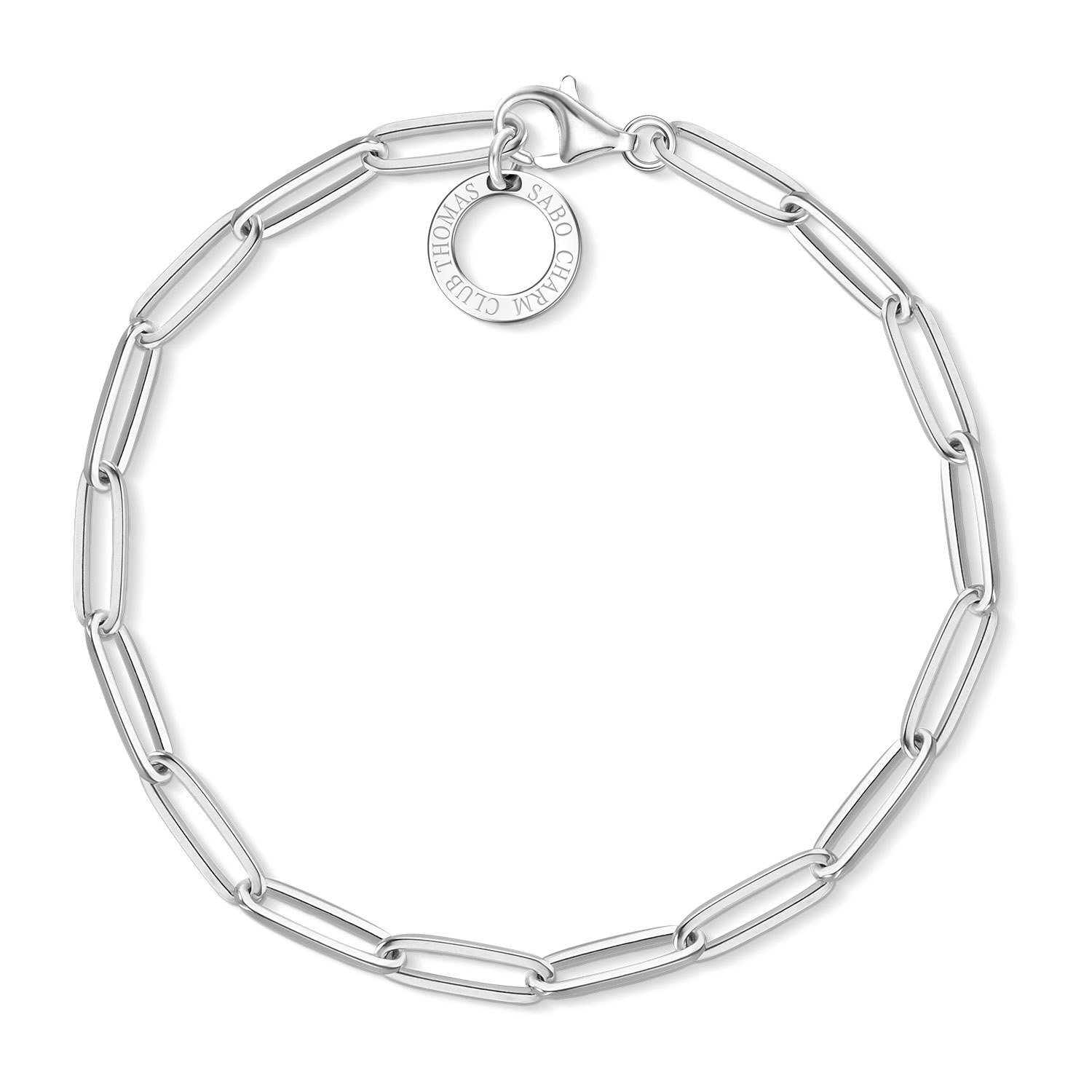 Thomas Sabo Charm Bracelet 925 Sterling Silver X0253-001-21-L15.5