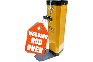 Ridge Products 11 Lb Portable Welding Rod Oven | 110V - 300 Watt - Max Temp 300°F - 18 Inch Rods Fit - Lid Locks Shut - Holds 11 Pounds | Best Used For Low Hydrogen and Stainless Welding Rods.