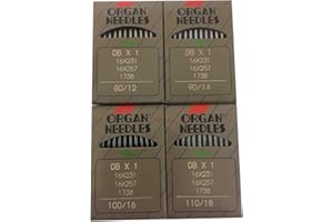 40 Pieces DBx1 Industrial Needle Assortment 16x257 (Sizes 12,14,16 & 18) 10 Pieces per Size