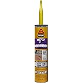 Sikaflex Mortar Fix, Limestone, Polyurethane sealant for Repairing Damaged Mortar, Joints and Gaps. Sealing Mortar Cracks 10.1 fl. oz Cartridge (Pack of 1)