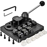 TIRYIUOU Ring Bender Tool, Ring Maker Kit with Nylon Dies, Spoon Earring Bending Machine for Jewelry Making