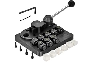 TIRYIUOU Ring Bender Tool for Spoon Rings Ring Bending Tools with Nylon Dies Ring Maker Kit Earring Ring Bending Machine for Jewelry Making