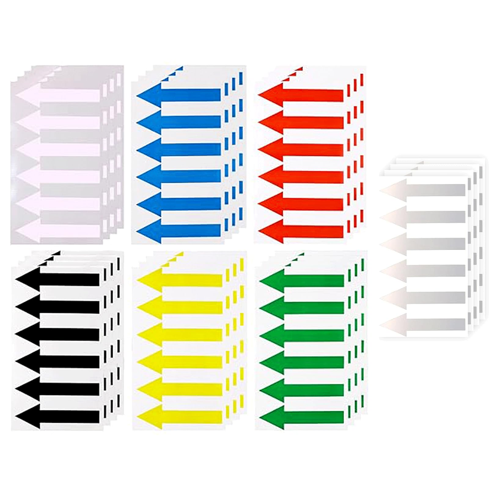 Photo 1 of 196PCS PVC Arrow Stickers, Removable Adhesive Sign Tape, Arrow Symbol for Floor Wall Decal Instructions Classroom Corridor Pathway Markings