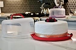 Top Shelf Elements Round Cake Carrier For Up To 10