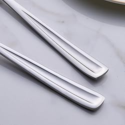 GoGeiLi Salad Server Set, 9.5-inch Stainless Steel