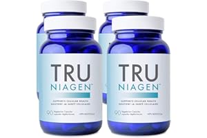 TRU NIAGEN NAD+ Supplement Niacinamide, Niacin. Nicotinamide Riboside Vitamin B3 for Cellular Health Patented Formula 90ct - 