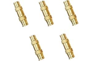 TL TOOLEGIN 1/4" Tube OD Push-to-Connect Pneumatic Fittings Set - DOT Air Brake Line Fittings, 5pcs Air Hose Quick Connect Fittings