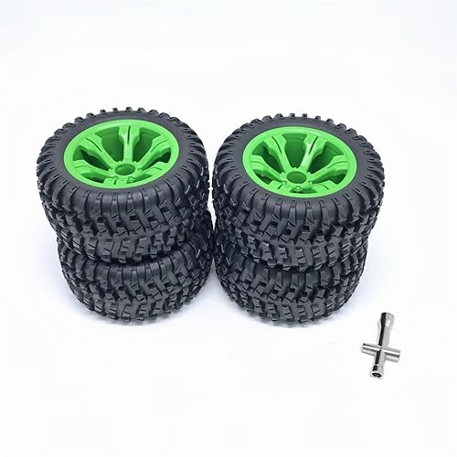 KingVal Replacement 4PCS/Set Widened Car Wheel Tyre RC Parts