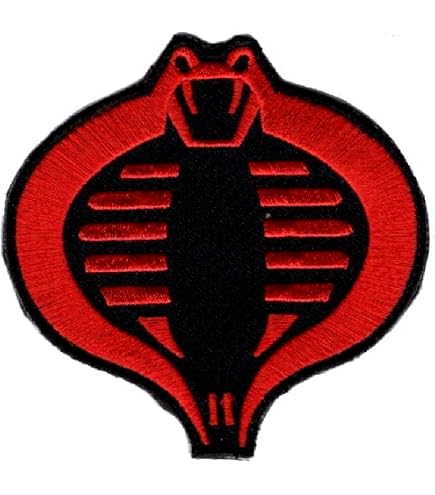 COBRA GI JOE USA ARMY FOREST GREEN HOOK PATCH - COB1 Military Style Patch