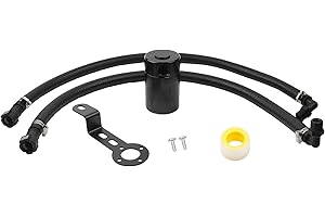 Dasbecan Oil Catch Can Compatible with 2014-2018 Chevy Silverado 1500, 2015-2020 Tahoe&Suburban, 2014-2018 Sierra, 2015-2020 Yukon/Yukon XL 5.3L & 6.2L, 2015-2019 Escalade 6.2L oil separator
