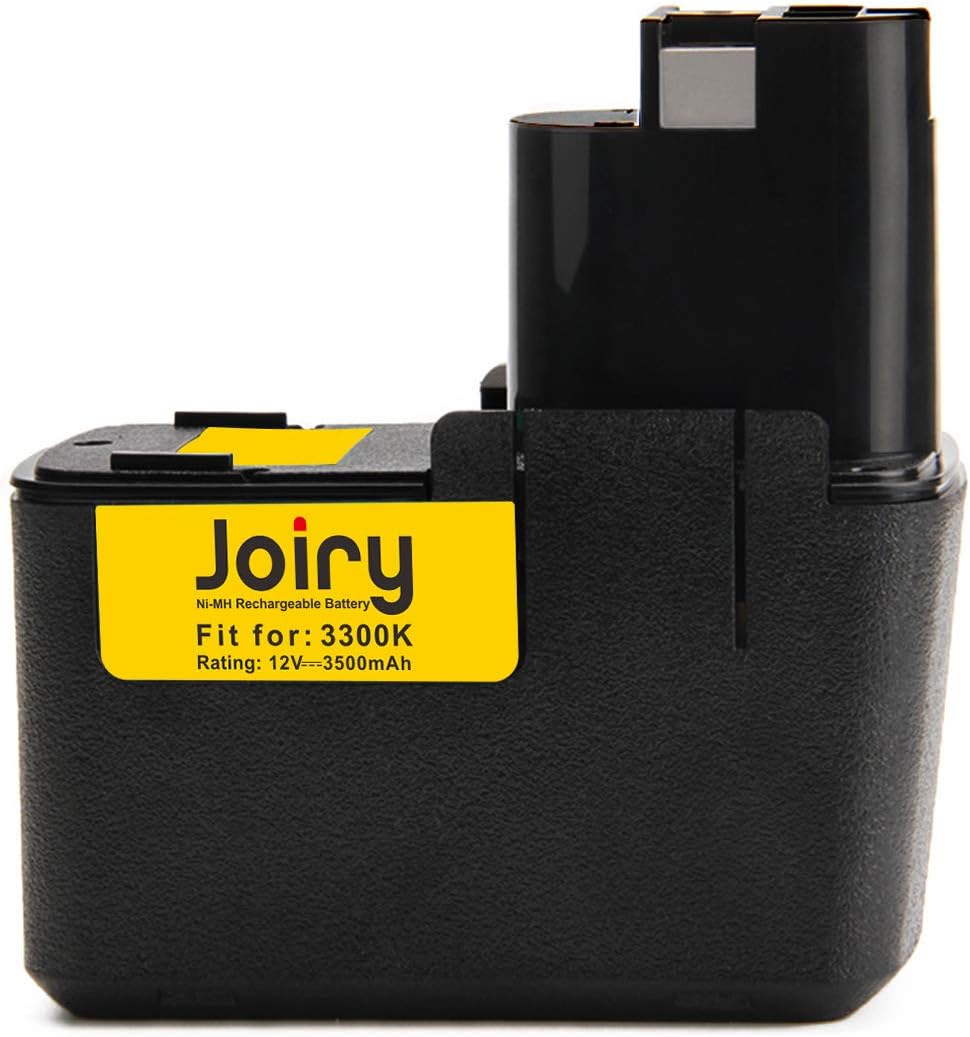 Joiry 12V 3500mAh Ni-MH Battery Compatible with Bosch 3300K BAT011 PSR120 BH1214H BH1214L BH1214MH 2607335055 2607335081 2607335090 2610910405 2607335071 GSB12 VSE-2 GSR12V
