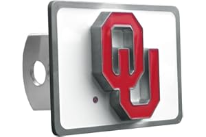 SISKIYOU AUTOMOTIVE NCAA Oklahoma Sooners Trailer Hitch Cover, Class II & III