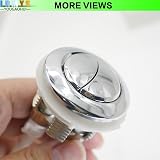 LRMYS 38mm Round Dual Push Toilet Button Chrome Silver Replacement view 7