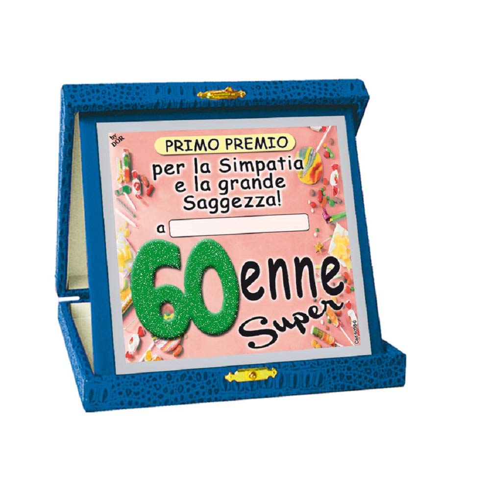 60 YEARS TROPHY PLATE Gadget Gift Idea 60th Birthday License Plate Joke