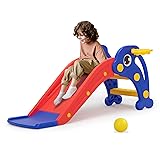 NYEEKOY 3 in 1 Toddler Slide, Baby Slide Plastic