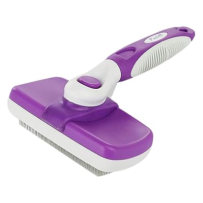 Buy Poodle Pet Self Cleaning Slicker Dog Brush and Cat Brush ...