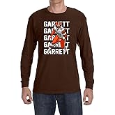 Long Sleeve Orange Cleveland Myles Garrett Text Pic T-Shirt