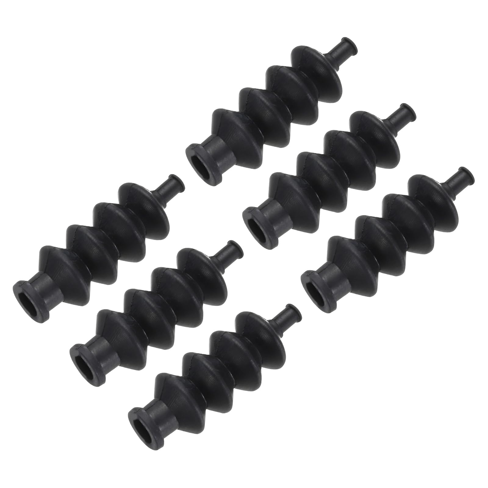 sourcing map 6Pcs 42mm Waterproof Push Rod Rubber Seal Bellow for RC Boat Brushless Electric Boat Car