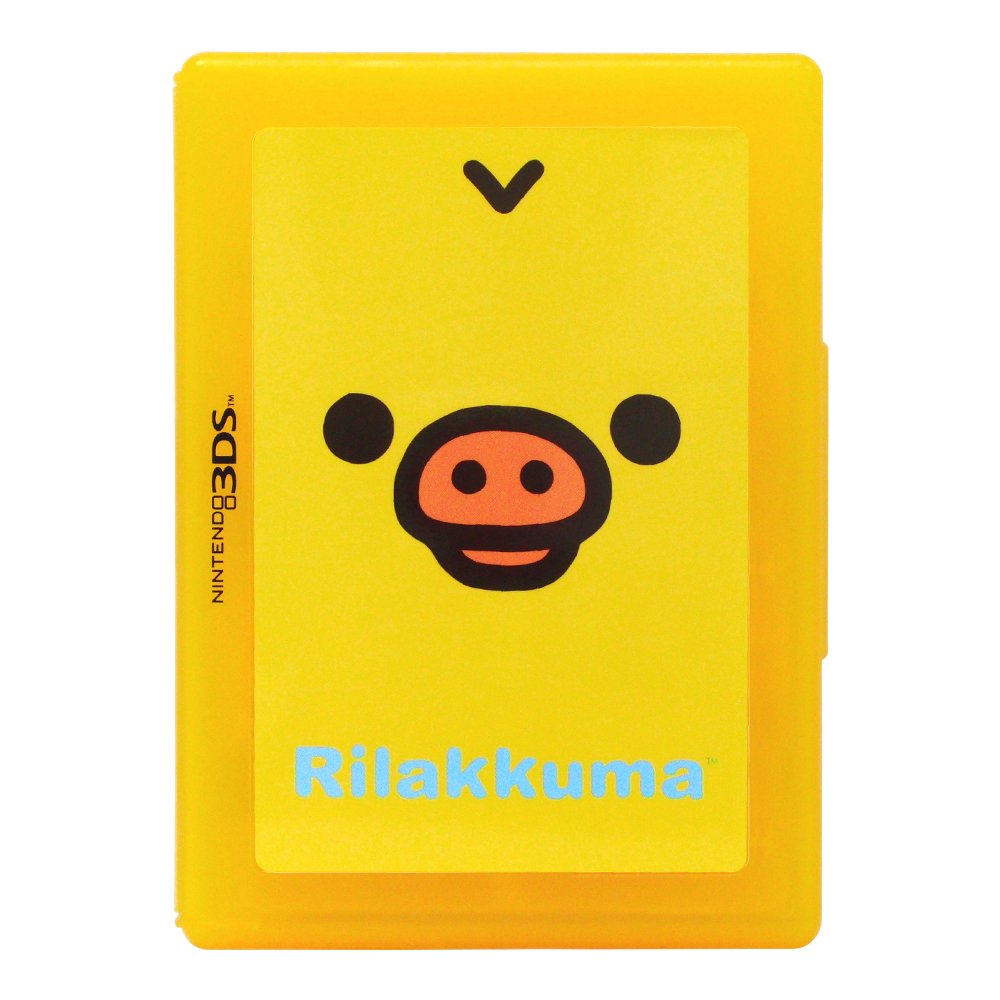 Amazon Com Nintendo And San X Official Kawaii 3ds Game Card Case12 Kiiroi Tori Yellow Bird Face Video Games