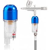 HUBEST in-Line Mini Airbrush Air Filter &amp; Moisture Water Trap, 1/8" BSP Threads Oil-Water Separator for Spray Gun Hose, Premium Grip Handle for Hobby Model Painting