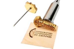 TESFANS Custom Branding Iron for Wood, Create Your Personalized Wood Burning Stamps, Personalized Stamp for Logo Name Pattern