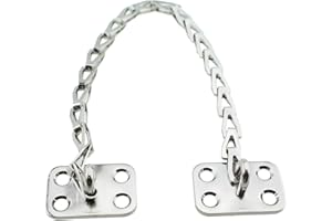 TAODAN Furniture Chain Hardware 12 Inch Long Brushed Nickel Plating Colours Transom Chain for Limiting Window and Door Openin