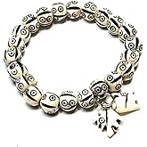 AWAKEN YOUR KUNDALINI Tibetan Yak Bone Yakbone Om Healing Bracelet (7"-8" Wrist, 10mm Beads) - Embrace Harmony & Inner Peace