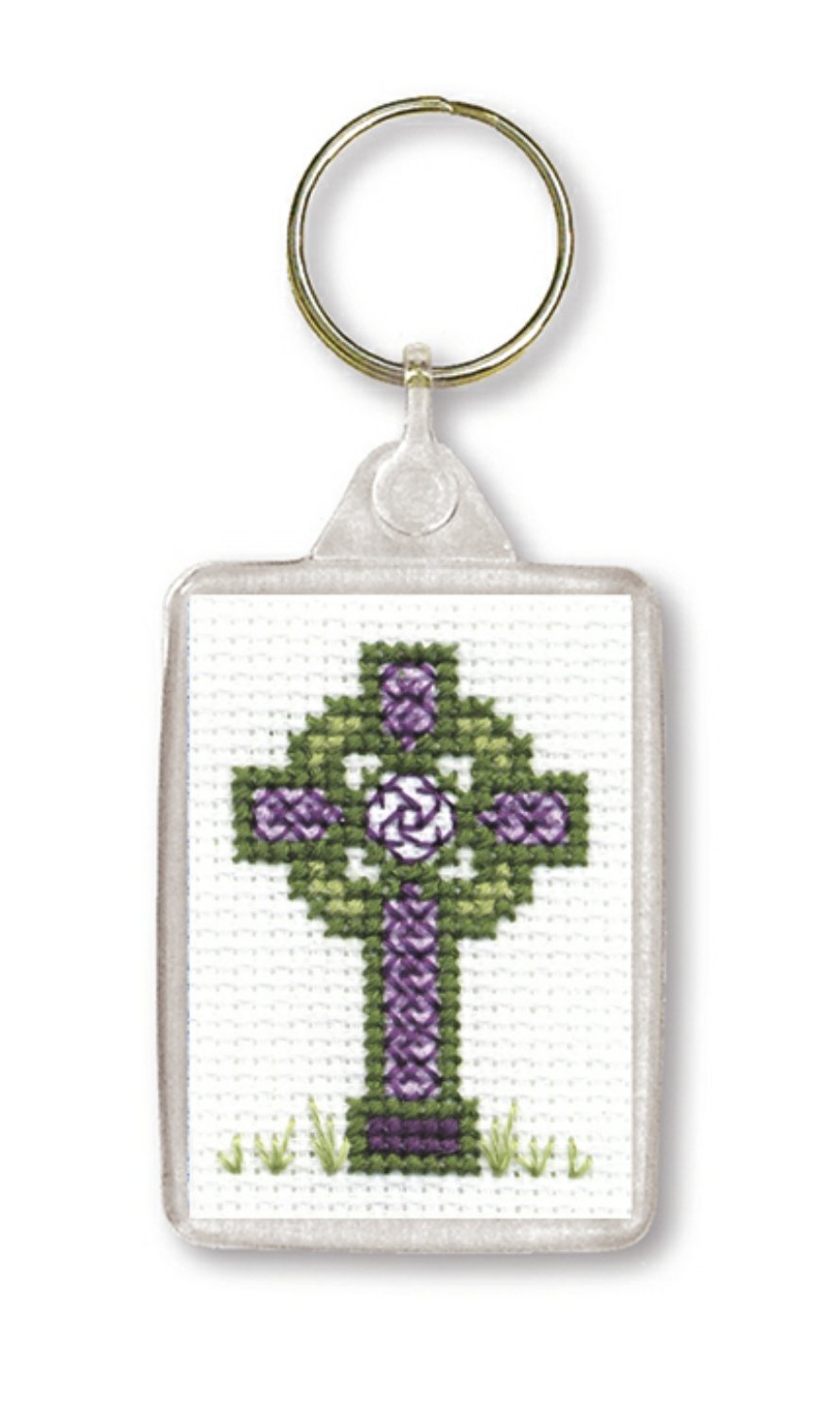 Celtic Cross Counted Cross Stitch Key Ring Kit by Textile Heritage