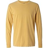 Comfort Colors Adult Long Sleeve Tee, Style 6014 (X-Large, Mustard)