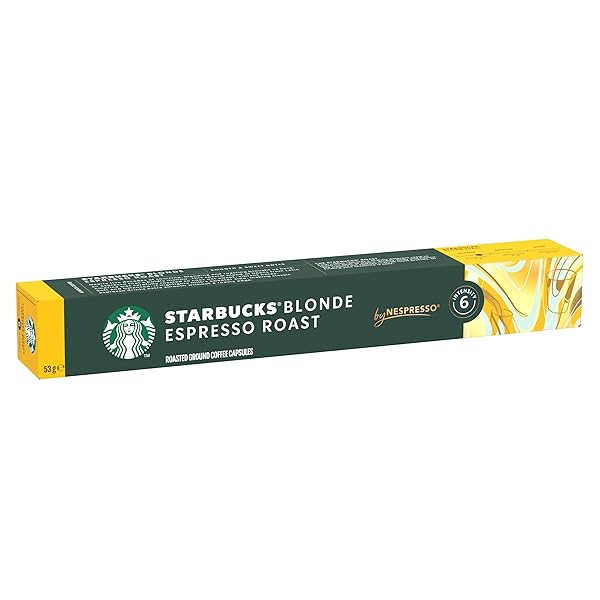 STARBUCKS – BLONDE ESPRESSO ROAST BY NESPRESSO – 10 CAPSULES