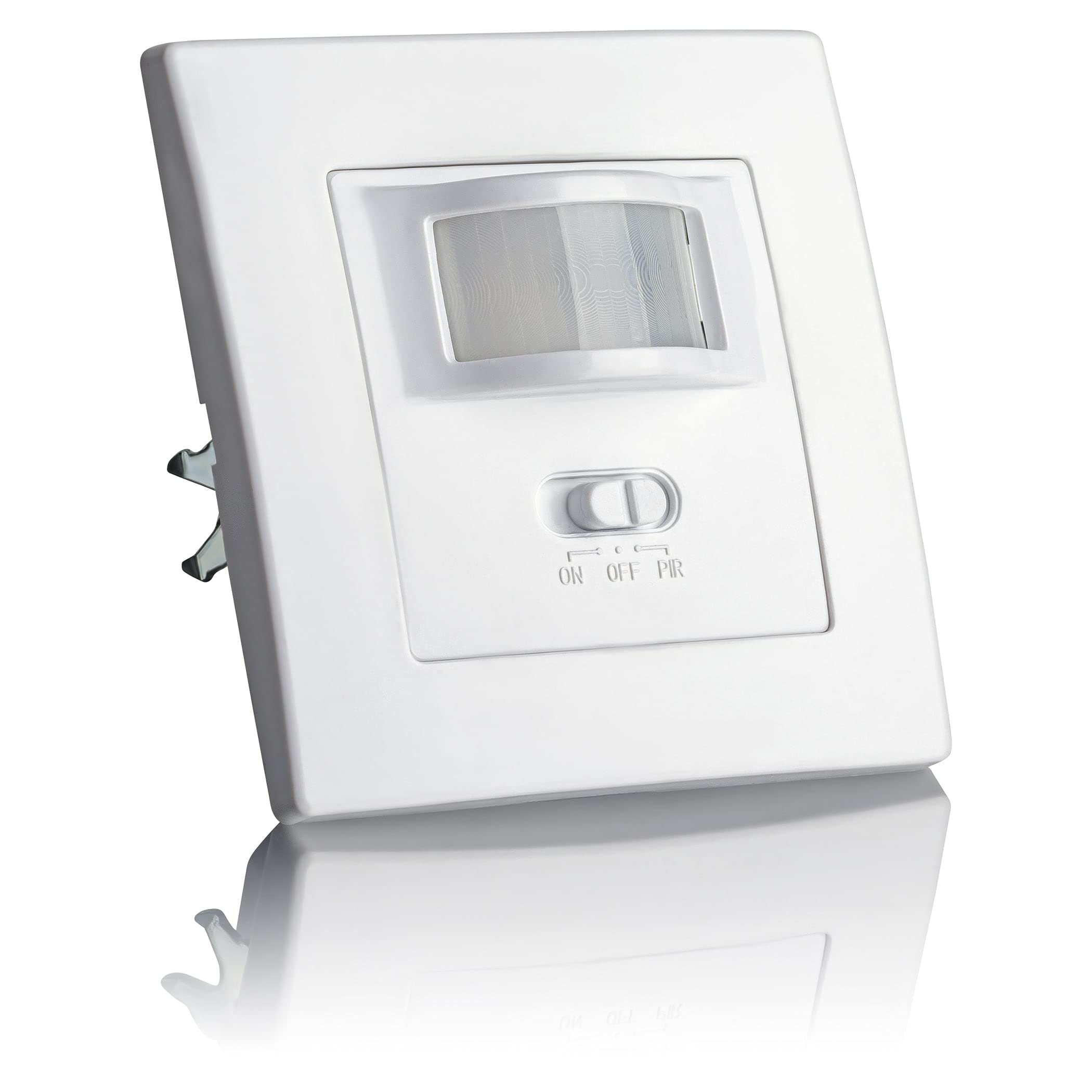 SEBSON® PIR Sensor Light Switch Indoor, Wall Flush Mounted, Infrared Motion Sensor, LED suitable, Range max. 9m/160°, IP20