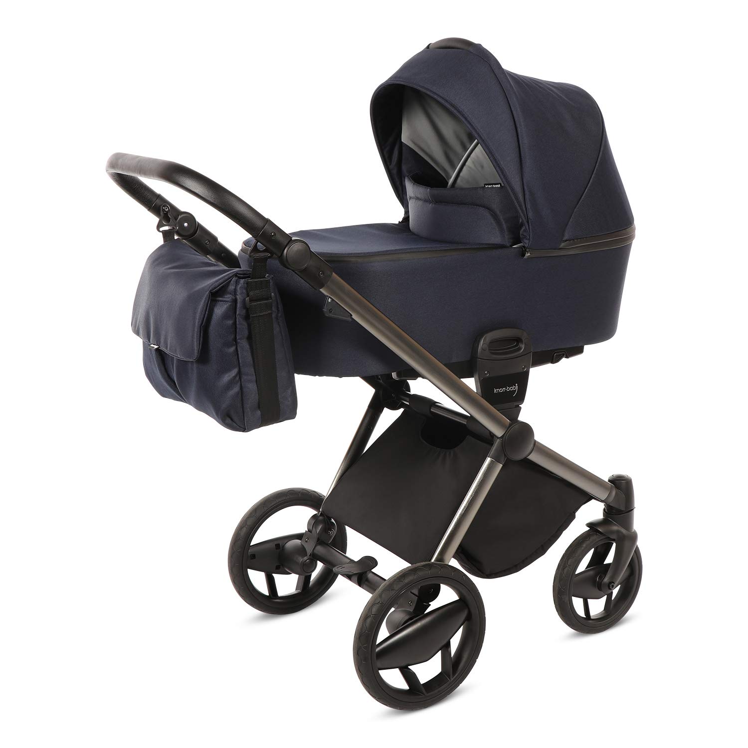 Knorr-Baby Premium Kombi-Kinderwagen-Set Life+ blau