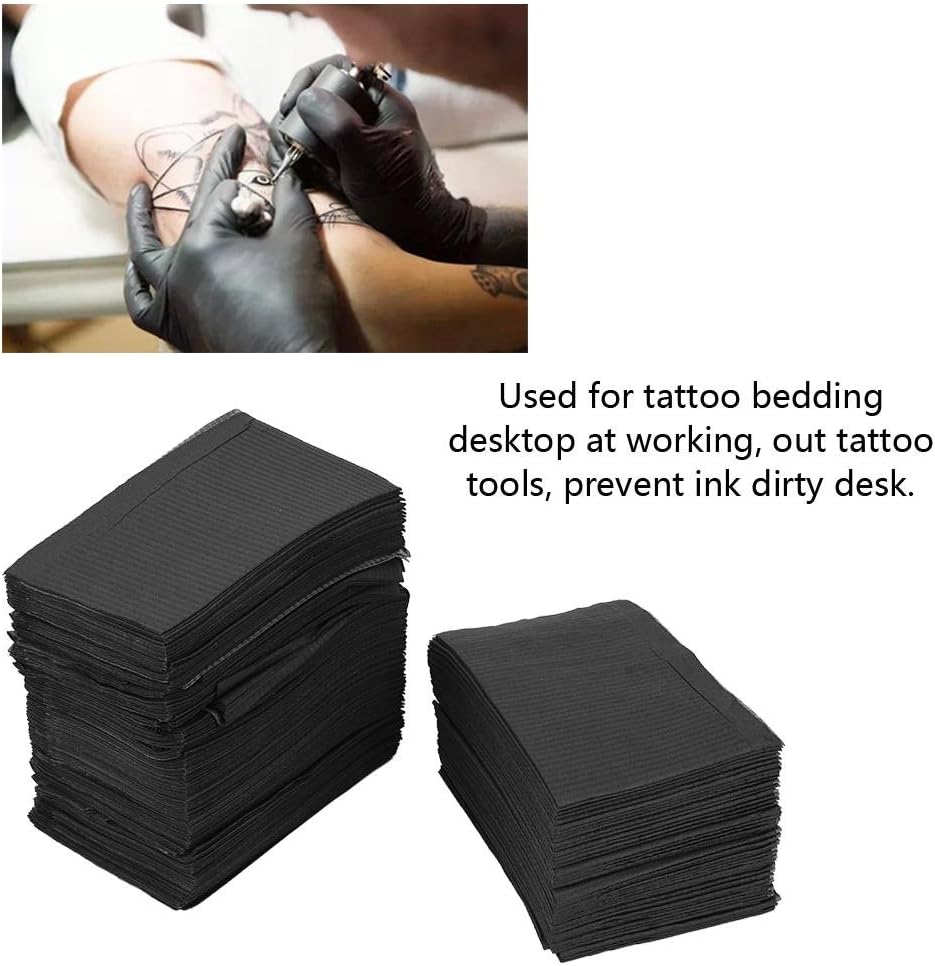 Disposable Tattoo Waterproof Mat, 125 Pcs Leak Proof Keep The Desktop Clean Table Cloth Beauty Salon Tattoo Protector Accessories Pad - Image 3