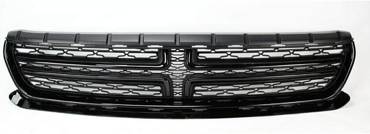 Front Air Grille Front Upper Bumper Grill Grille for Dodge Charger 2015-2018 Glossy Black ABS Car Accessories MDYHJDHYQ