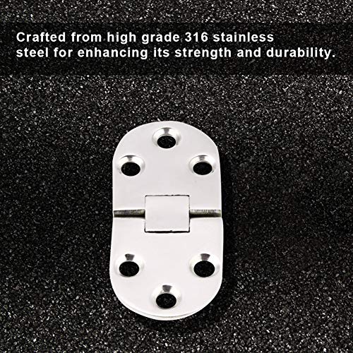 image for BESTZY 6Pcs Zinc Alloy Sewing Machine Table Folding Flip Top Hinges,Ma