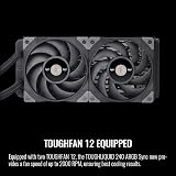 Thermaltake TOUGHLIQUID 240 ARGB AIO CPU Cooler AM5 AM4 LGA 1700 1200 w/ view 3