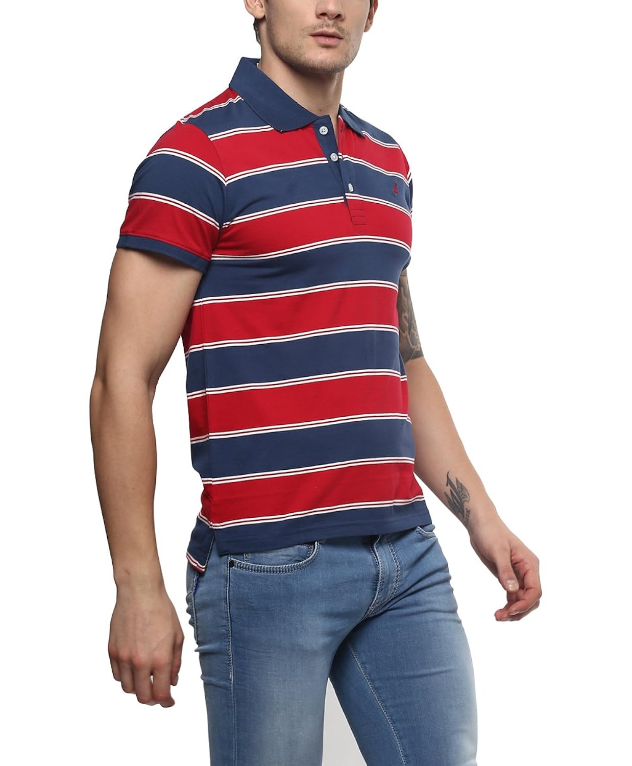 american crew men's cotton blend polo t-shirt