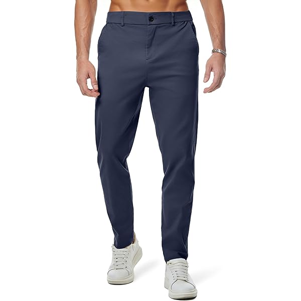 SweatyRocks Men's High Waist Fold Pleated Crop Suit Pants