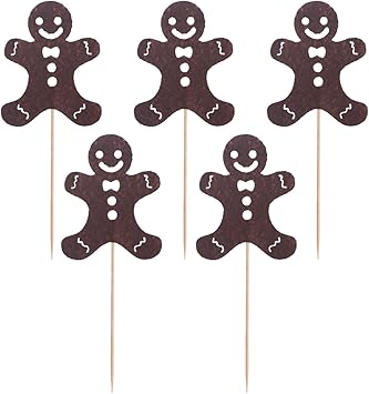 Giochi Di Biscotti Di Natale.Oulii Torta Di Natale Biscotti Toppers Cupcake Picks Decorazione Torta Per Fornitori Di Party Di Natale 50 Pezzi Amazon It Giochi E Giocattoli