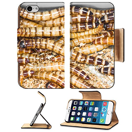 Liili Apple iPhone 6 iPhone 6S Pu Leather Flip Case Meal worms is the common name for larvae of beetle Tenebrio molitor iPhone6 Image ID 22133052