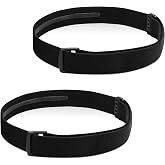 Ahuliao Headlamp Strap Replacement Headband for Black Diamond, Petzl, Princeton Tec, Energizer, Fenix, Pelican, Streamlight Elastic Headlamps 1&rdquo; Width - 2 Pack