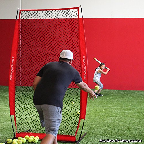 IScreen with Frame and Carry Bag Portable Baseball Pitcher