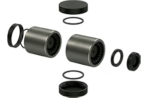 Water Cooling Pump Core Replacement Parts - Green Acrylic & Silicone Gasket Kit for PC Liquid Cooling System