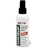 Tecnu Rash Relief Medicated Anti Itch Spray with Scar Prevention, 6 Fl Oz, Protection & Itchy Skin Relief from Poison Ivy, Poison Oak, Rashes, Insect Bites & Sunburn, Homeopathic Skin Care