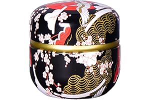 Topwon Powder Case with Powder Puff for Body Powder Container Dusting Powder Case for Baby&Mom (Black)