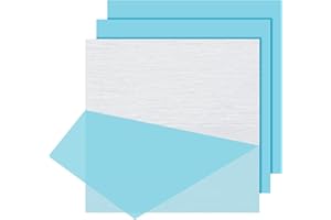 PATIKIL 6061 T651 Aluminum Sheet Metal 4 x 4 x 1/8(0.125") Inch 3Pcs Flat Plain Aluminum Plate Covered Stock with Protective 