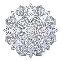 Fabal New Snowflake Metal Cutting Dies Stencils DIY Scrapbooking Album Paper Card (D)